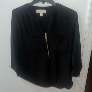 MK Michael Kors top black shirt top Size medium